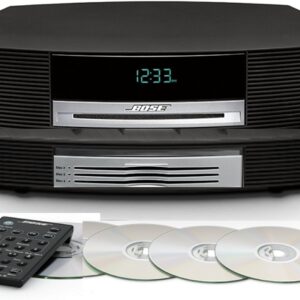 Bose Wave Music System Bundle with Bose Wave Multi-CD Changer, Graphite Grey - Black (Renewed)