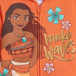 Disney Moana Toddler Girls Zip Up Hoodie 4T