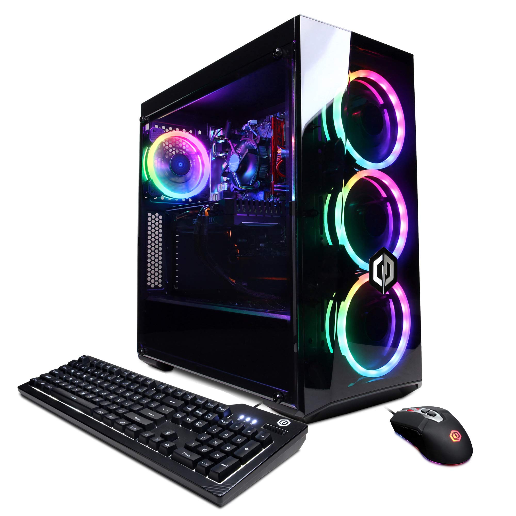 CyberpowerPC Gamer Xtreme VR Gaming PC, Intel i5-10400F 2.9GHz, GeForce GTX 1660 Super 6GB, 8GB DDR4, 500GB NVMe SSD, Wi-Fi Ready & Windows 10 Home (GXiVR8060A9)