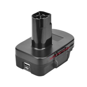 1PCS Adapter for Craftsman C3 19.2V (NOT 20v & V20) Cordless Tools Work with DeWalt 20V MAX XR DCB205 Li-Ion Battery. with 5V 2.1A MAX USB Port (Adapter Only)-US Stock