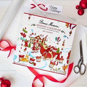 Bonne Maman 2023 Limited Edition Advent Calendar, 23 Mini Spreads and 1 Honey