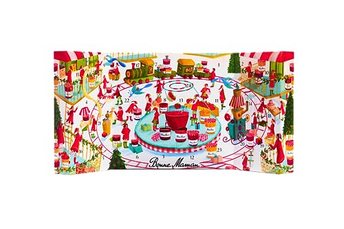 Bonne Maman 2023 Limited Edition Advent Calendar, 23 Mini Spreads and 1 Honey