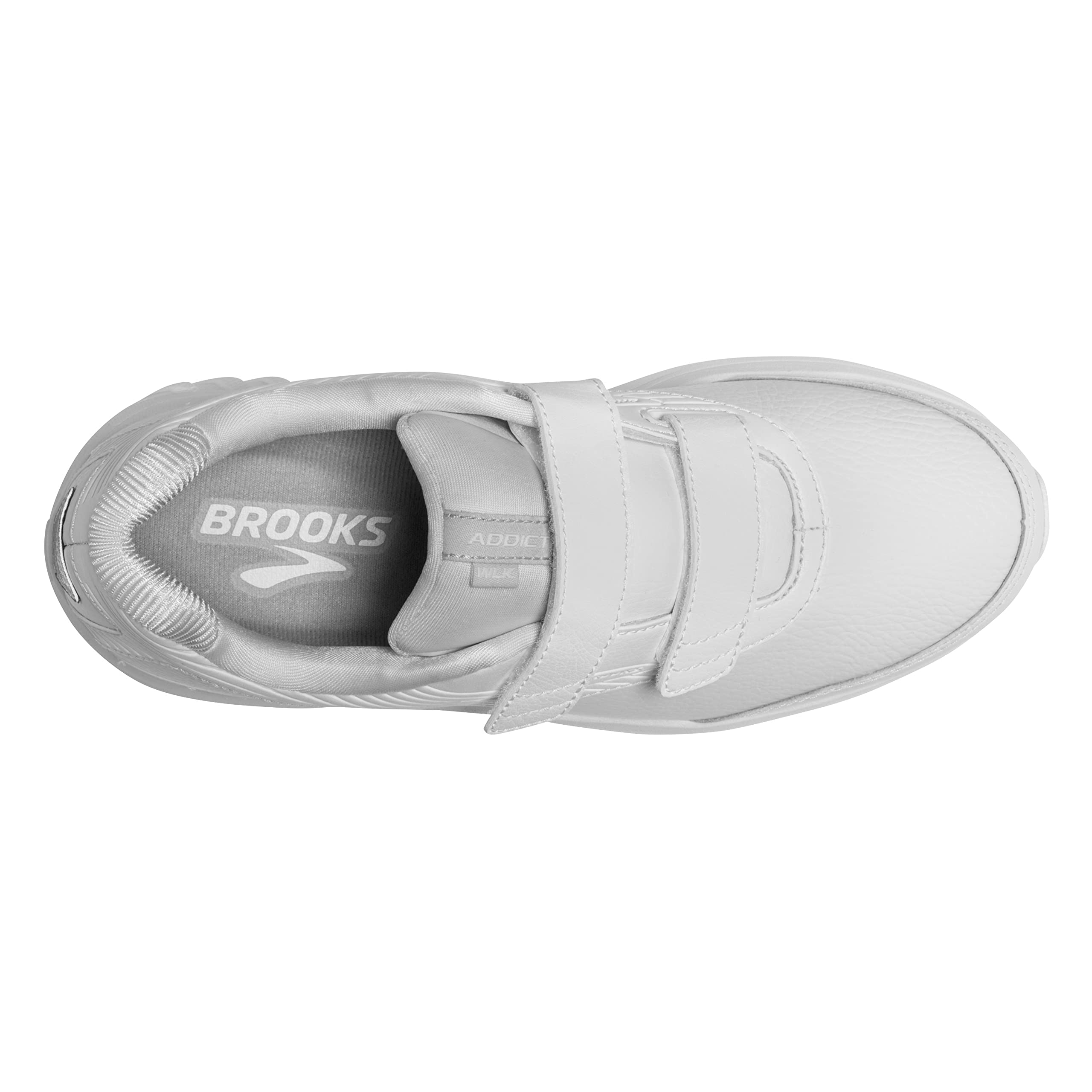 Brooks Addiction Walker V-Strap 2 Women's Walking Shoe - White/White - 9.5
