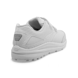 Brooks Addiction Walker V-Strap 2 Women's Walking Shoe - White/White - 9.5