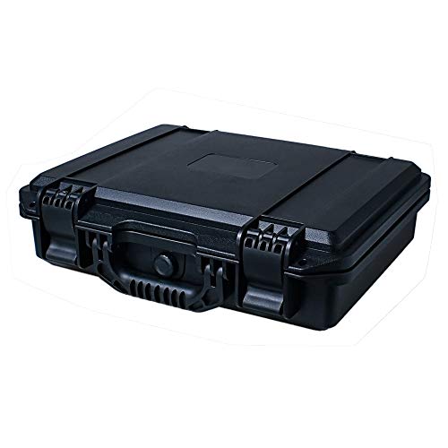 AxiGear Waterproof Hard Case with DIY Customizable Foam Insert - 14 x 12 x 4in