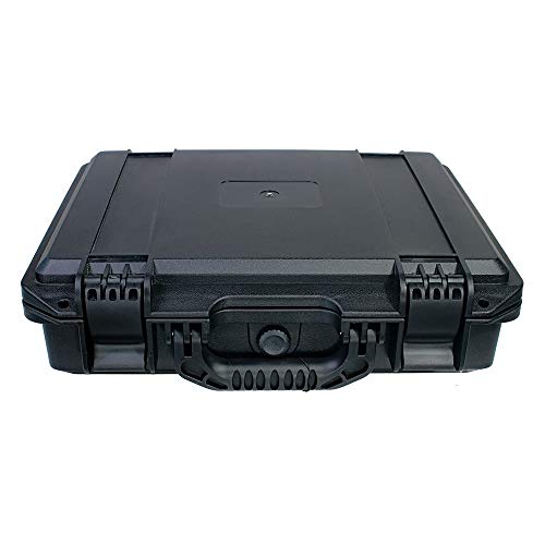 AxiGear Waterproof Hard Case with DIY Customizable Foam Insert - 14 x 12 x 4in