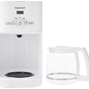 Cuisinart DCC-1120 12-Cup Classic Programmable Coffeemaker, White, 12-Cup, Programmable