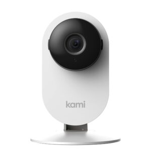 kami by yi 1080p indoor security camera, ip home surveillance system with ai motion detection, activity zone, kami & yi home app, compatible with alexa & google