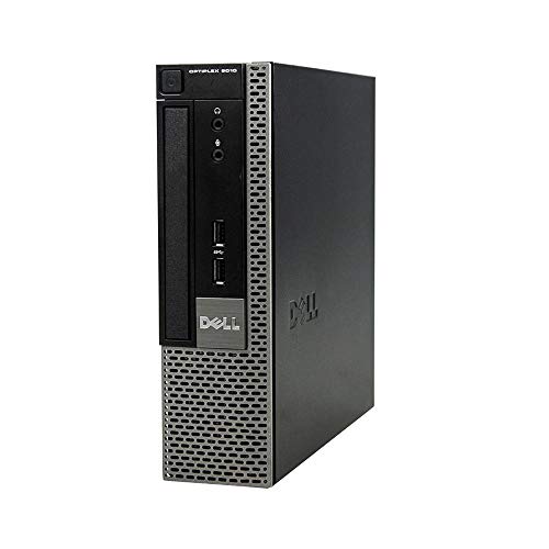 Dell Optiplex 9010 USFF Ultra-Slim Business Desktop Computer PC, Intel i5-3470s up to 3.6 GHz, 16GB RAM, New 512GB SSD, Keyboard, Mouse, Wireless WiFi, Windows 10 Pro 64 Bit (Renewed)