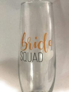 bride squad fluke glass
