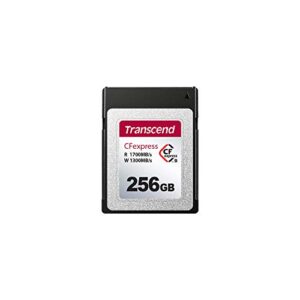 transcend ts256gcfe820 cfexpress 820 type b memory card for 4k video capture