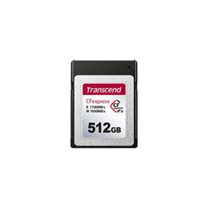 transcend ts512gcfe820 cfexpress 820 type b memory card for 4k video capture