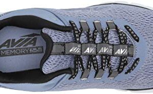 AVIA Women's Avi-Factor Running Shoe, Stonewash/Black/Silver/Black Reflective, 7.5