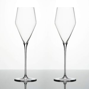 zalto denk'art champagne hand-blown crystal wine glasses | set of 2
