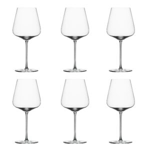zalto denk'art bordeaux hand-blown crystal wine glasses | set of 6