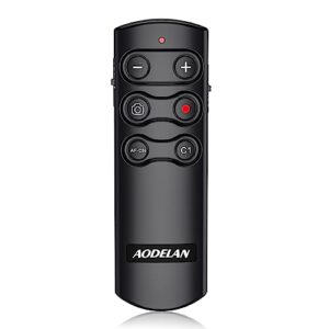 aodelan camera remote control remote shutter commander for sony zv-e10,fx3,a1,a6100, a6400, a6600, a7c, a7 iii, a7r iii, a7r iv, a9, a9 ii, dsc-rx0 ii, dsc-rx100 vii, zv-1; replace sony rmt-p1bt