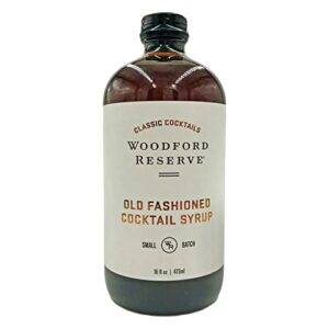 woodford reserve old-fashioned cocktail syrup, cherry, orange, bitters flavoured