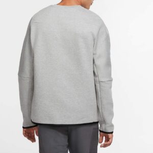 Nike Sportswear Tech Fleece Men's Crew Double-Sided Spacer Fabric for Added Warmth Without Extra Weight CU4505-063 Size L