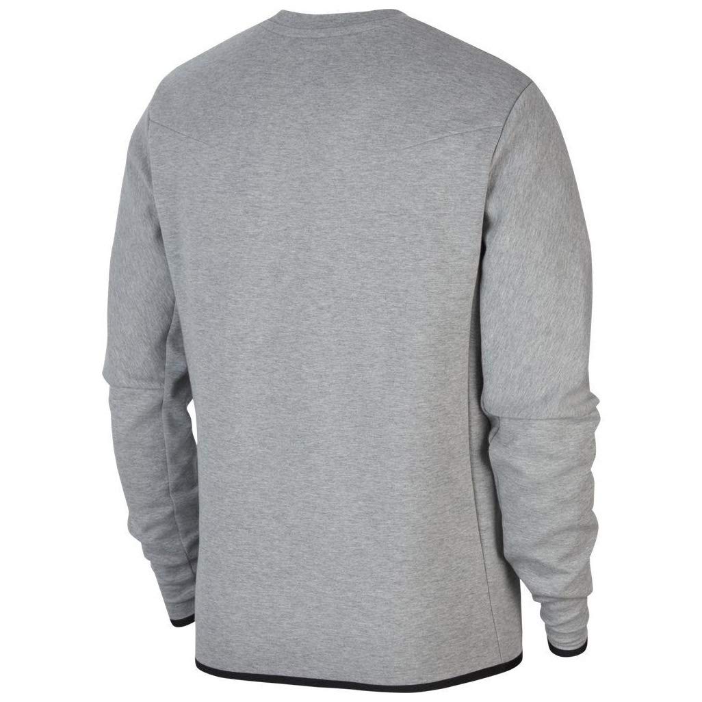 Nike Sportswear Tech Fleece Men's Crew Double-Sided Spacer Fabric for Added Warmth Without Extra Weight CU4505-063 Size L