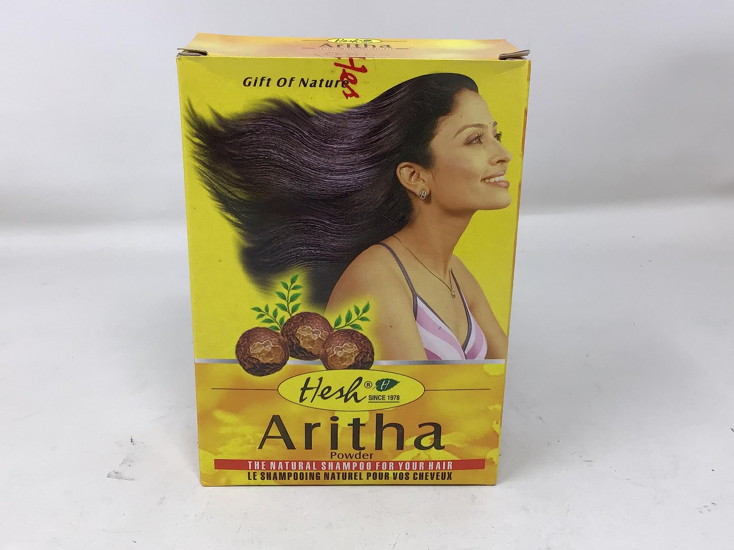 Hesh herbal powder pack of 5 Varieties for Hair- Amla, Aritha, Brahmi, Shikakai and Neem Leaf