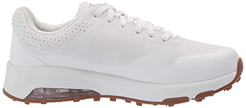 Skechers womens Skech-air Dos Relaxed Fit Spikeless Golf Shoe, White, 8 US