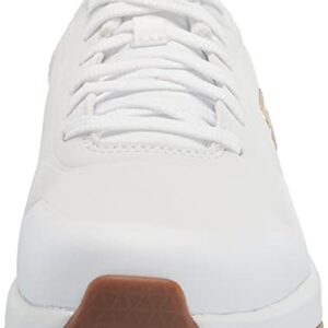 Skechers womens Skech-air Dos Relaxed Fit Spikeless Golf Shoe, White, 8 US