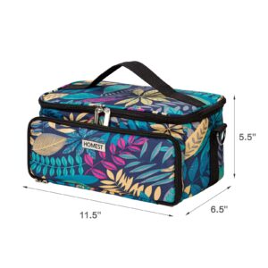 HOMEST Carrying Case for Cricut Joy, Lightweight Travel Tote Bag for Cricut Joy and Tool Set, Multiple Pockets for Accessories and Supplies Storage, Floral