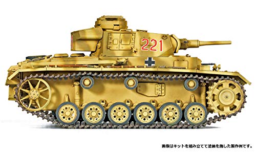 Academy 1/35 German Tank III AUSF.J North Africa #13531 Hobby Model Kits