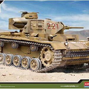 Academy 1/35 German Tank III AUSF.J North Africa #13531 Hobby Model Kits