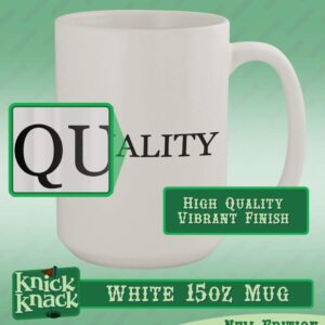 Knick Knack Gifts got germicide? - 15oz Ceramic White Coffee Mug, White