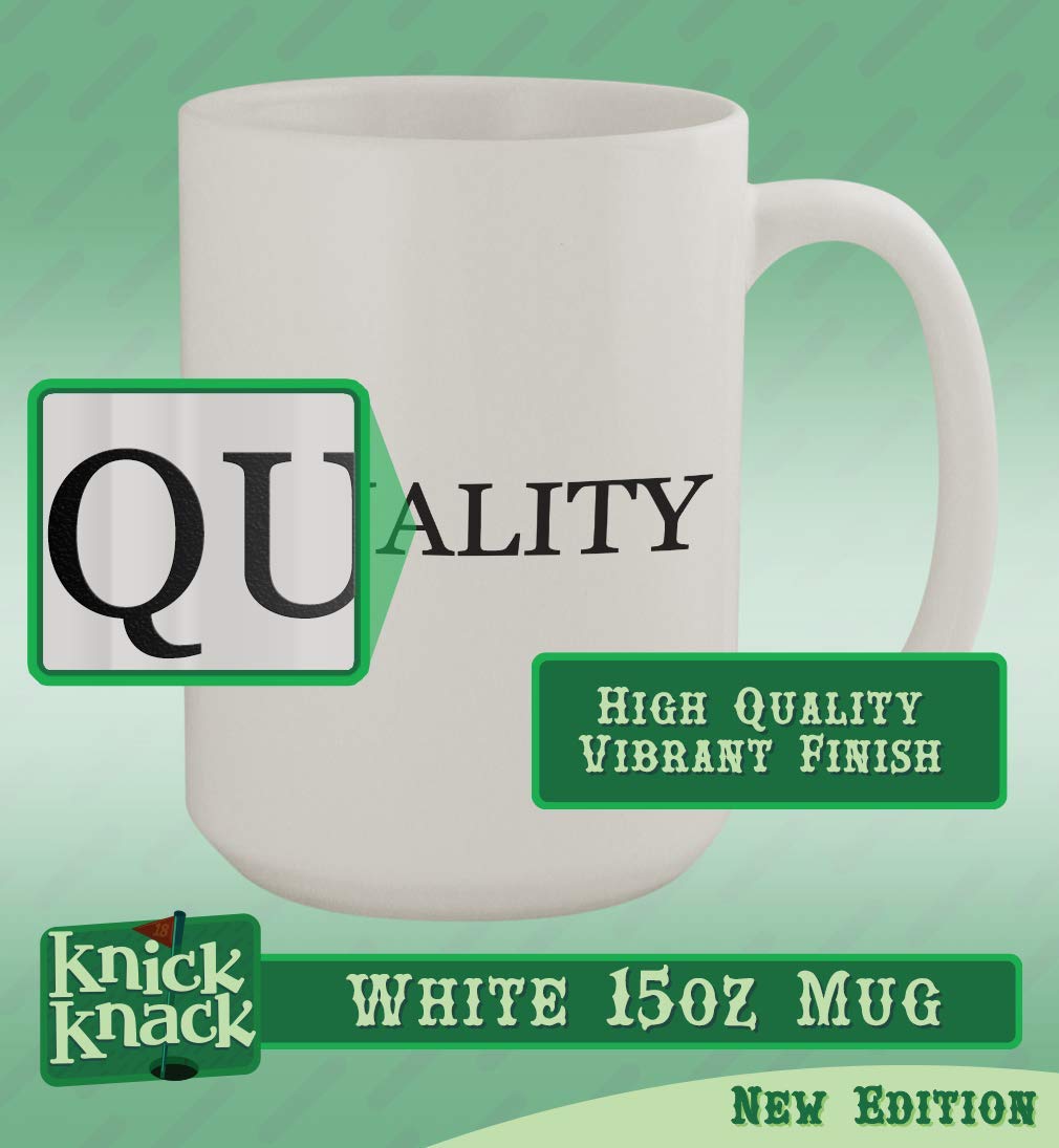 Knick Knack Gifts got germicide? - 15oz Ceramic White Coffee Mug, White