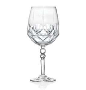 barski goblet - red wine glass - cocktail - water glass - stemmed glasses - set of 6 goblets - crystal like glass - 24 oz. beautifully designed made in europe