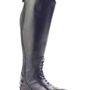 Ovation Women's Durable Stylish Equestrian Horse Riding Tall Extra Wide Calf Leather Flex Plus Field Boot, Regular, 10 X