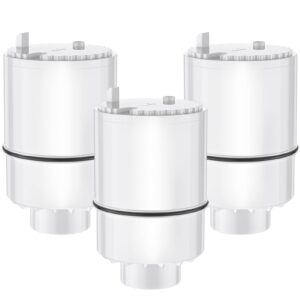 fil-fresh 3-pack faucet water filter replacement for pur®, pur® plus filtration system, model fm-3700, pfm400h, pfm350v, filter# rf3375, nsf certified (white)