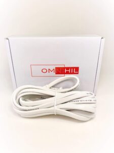 [ul listed] omnihil white 10 feet long ac power cord compatible with bose wave music system iii