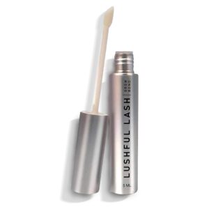 lushful lash advanced eyebrow conditioner growth serum for thicker, longer, healthier and fuller eyebrow, clinic developed formula, enhancer and lengthener - friendly to skin and cruelty free (5 ml)