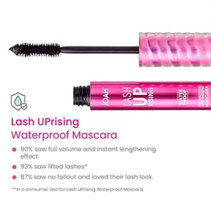 JOAH Lash UPrising Mascara, Washable, Volumizing & Lengthening, Cruelty-Free K-Beauty Makeup, Blackest Black