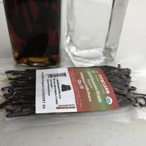 26 Organic Madagascar Vanilla Beans Extract Exclusive Grade B| 4.5" - 5.5" by FITNCLEAN VANILLA| Certified USDA Organic. Bulk Dry Whole Bourbon NON-GMO Pods