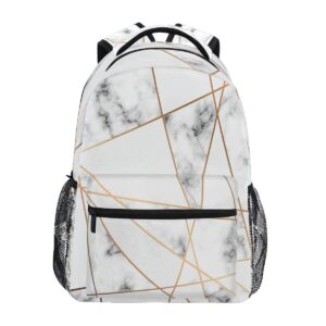 auuxva backpack geometric marble print travel daypack large capacity rucksack high school book bag computer laptop bag for girls boys women men