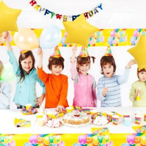 10 Pcs Yellow Star-Shaped Balloon 18 Inch Foil Balloon Mylar Balloon Happy Birthday Balloons Decoration