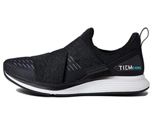 tiem latus - jet black - studio fitness cross-training sneaker (women's size 8)