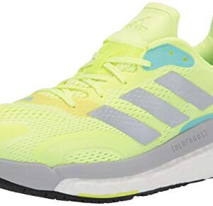 adidas Women's Solar Boost 3 Running Shoes, Yellow/Silver Metallic/Dash Grey, 9.5