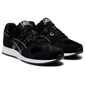 ASICS Women's Lyte Classic Shoes, 8.5, Black/Pure Silver