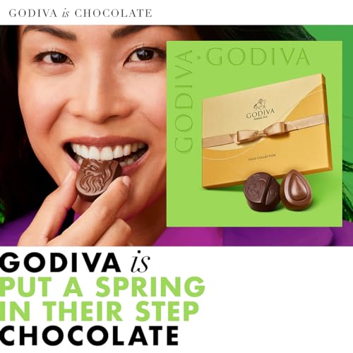 Godiva Chocolatier Dark Chocolate Gift Box, 22 Count, 1 oz