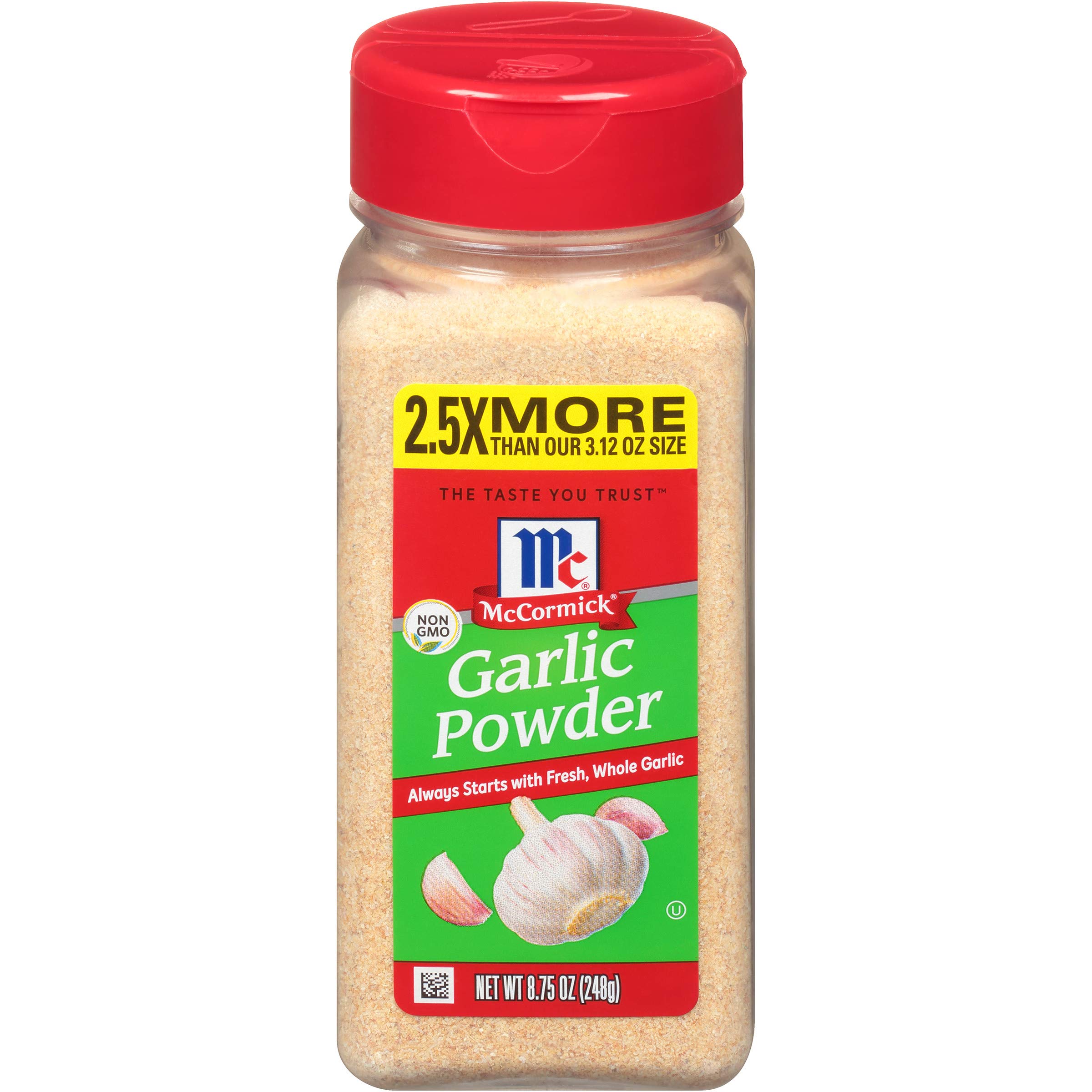 McCormick Whole Black Pepper, 17.5 oz & Classic Garlic Powder, Value Size, 8.75 Oz