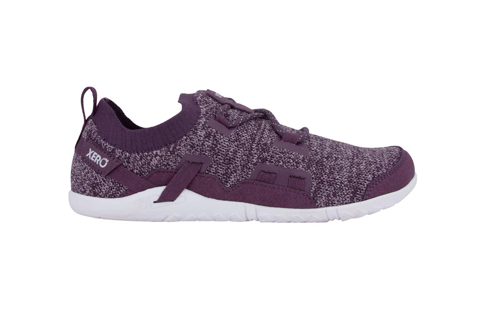 Xero Shoes Women's Oswego Knit Casual Shoe - Lightweight Zero Drop Barefoot Shoe, Vintage Violet, 6.5