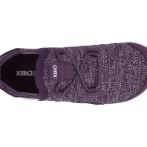 Xero Shoes Women's Oswego Knit Casual Shoe - Lightweight Zero Drop Barefoot Shoe, Vintage Violet, 6.5