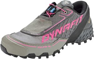 dynafit women's feline sl gtx trail running shoes carbon/flamingo 8