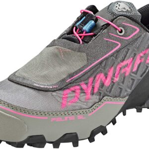 Dynafit Women's Feline SL GTX Trail Running Shoes Carbon/Flamingo 8