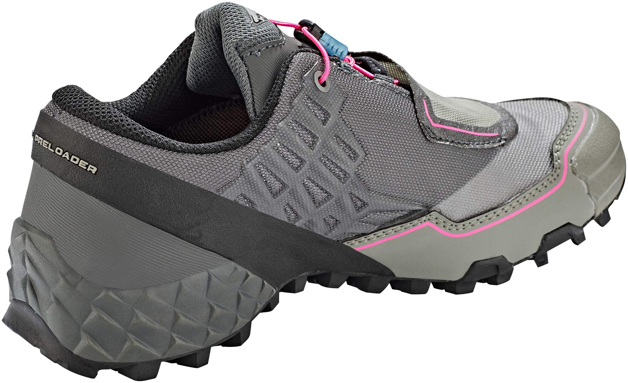 Dynafit Women's Feline SL GTX Trail Running Shoes Carbon/Flamingo 8